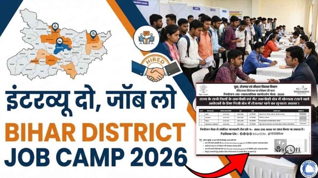Bihar District Job Camp 2026