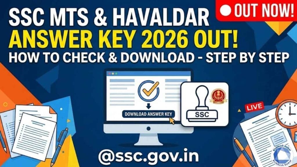 SSC MTS Answer Key 2026