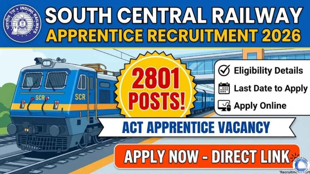 South Central Railway Apprentice Recruitment 2026