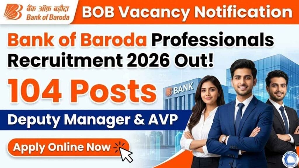 Bank of Baroda Professionals Recruitment 2026