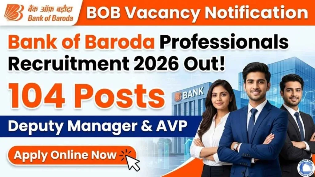 Bank of Baroda Professionals Recruitment 2026