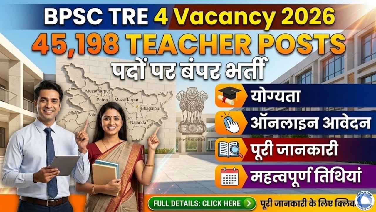 BPSC TRE 4 Vacancy 2026