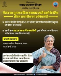 Bihar Pension eKYC Last Date