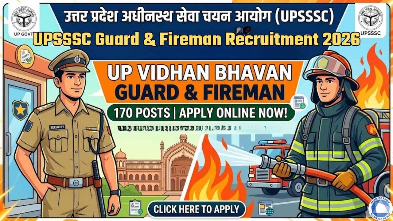 UPSSSC Guard & Fireman Recruitment 2026