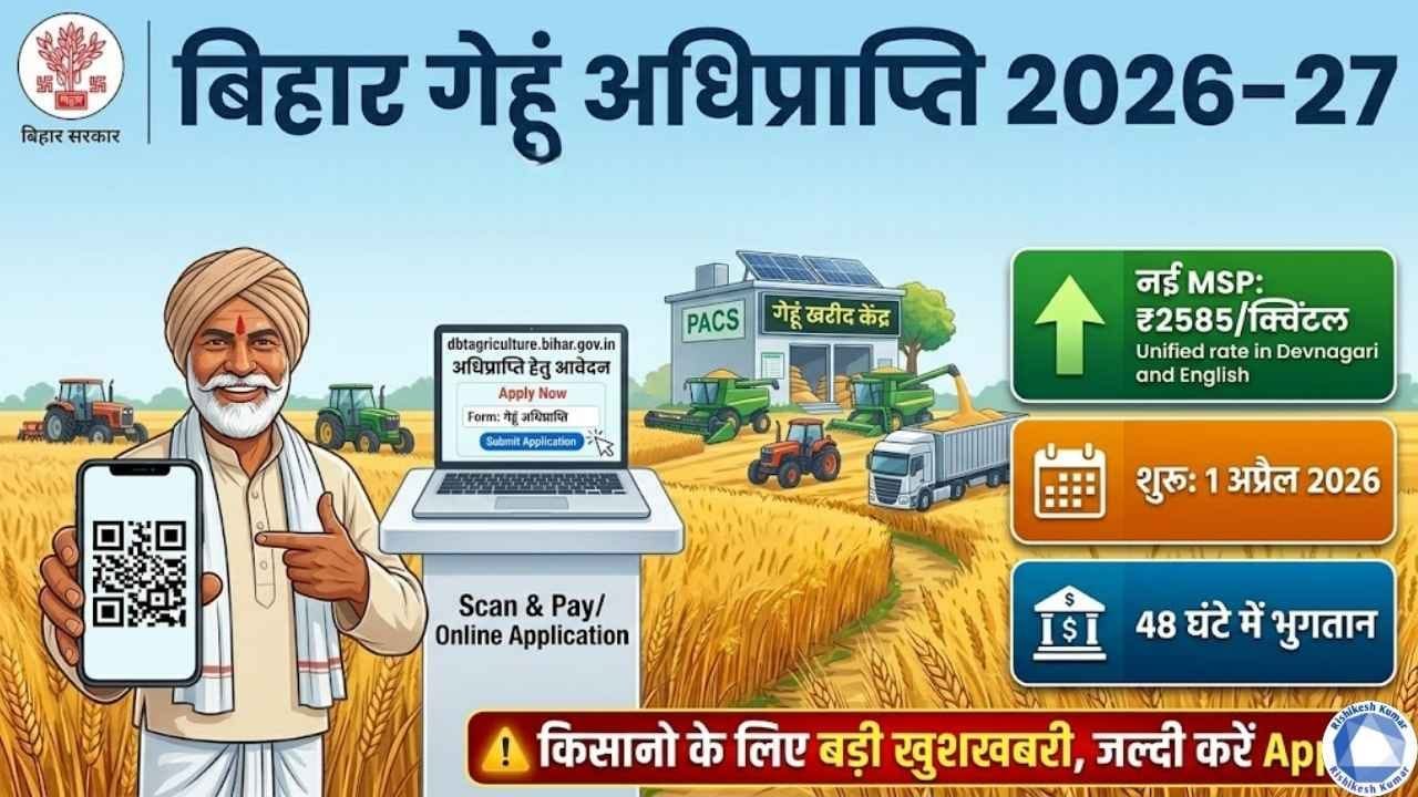 Bihar Gehu Adhiprapti 2026-27