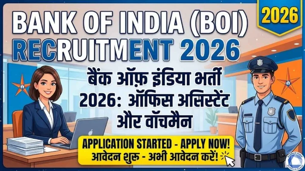 Bank of India Recruitment 2026