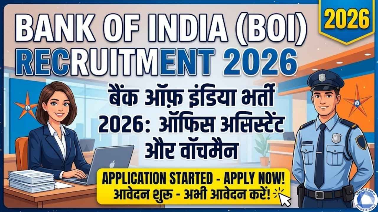 Bank of India Recruitment 2026