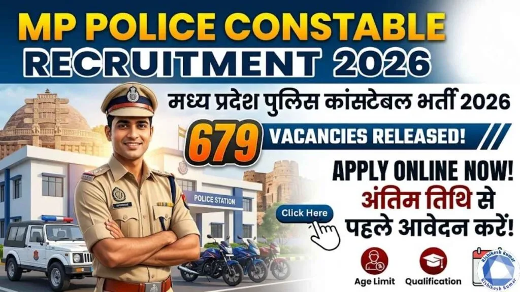 MP Police Constable Recruitment 2026