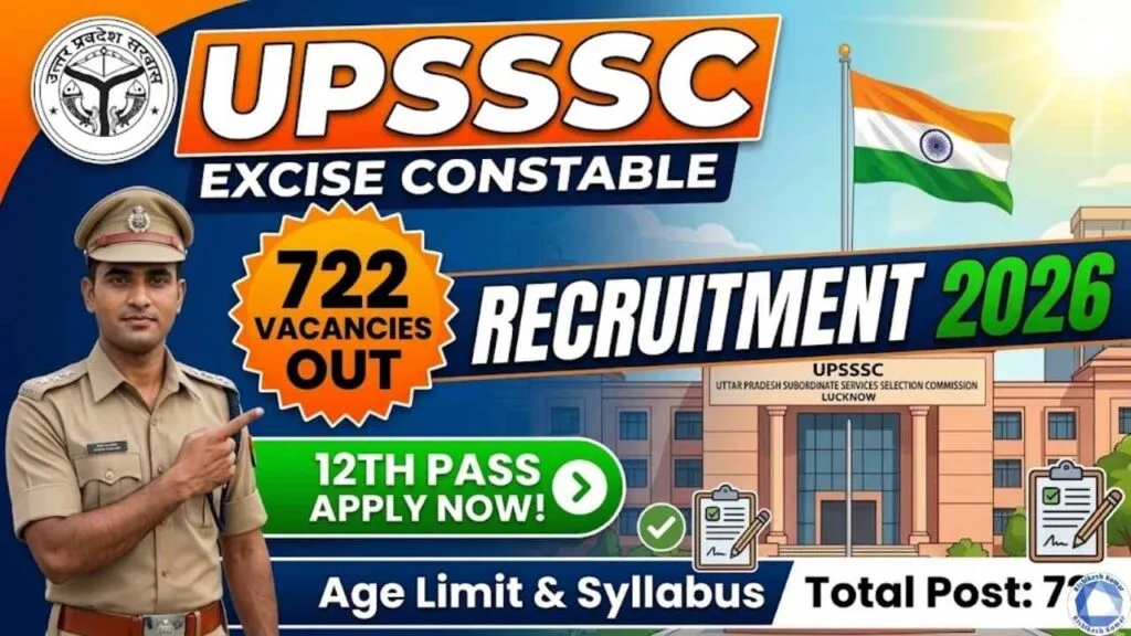 UPSSSC Excise Constable Recruitment 2026