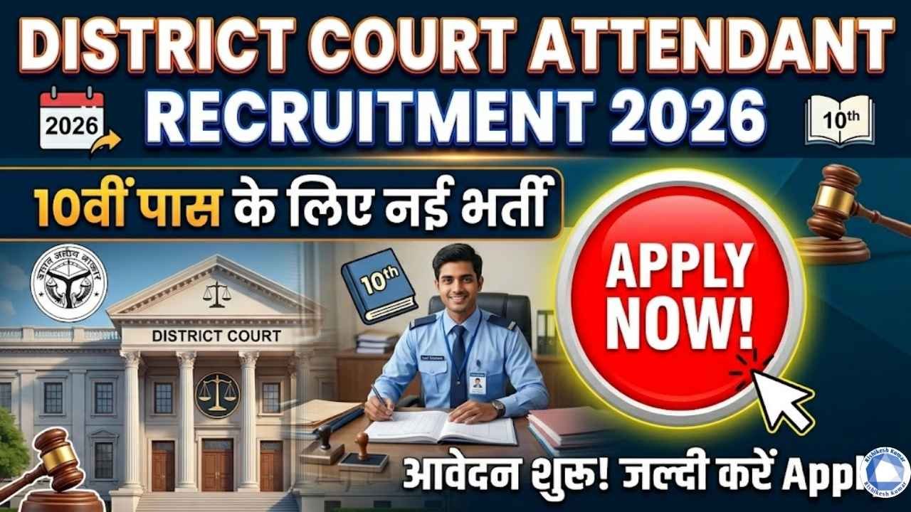 District Court Attendant Recruitment 2026