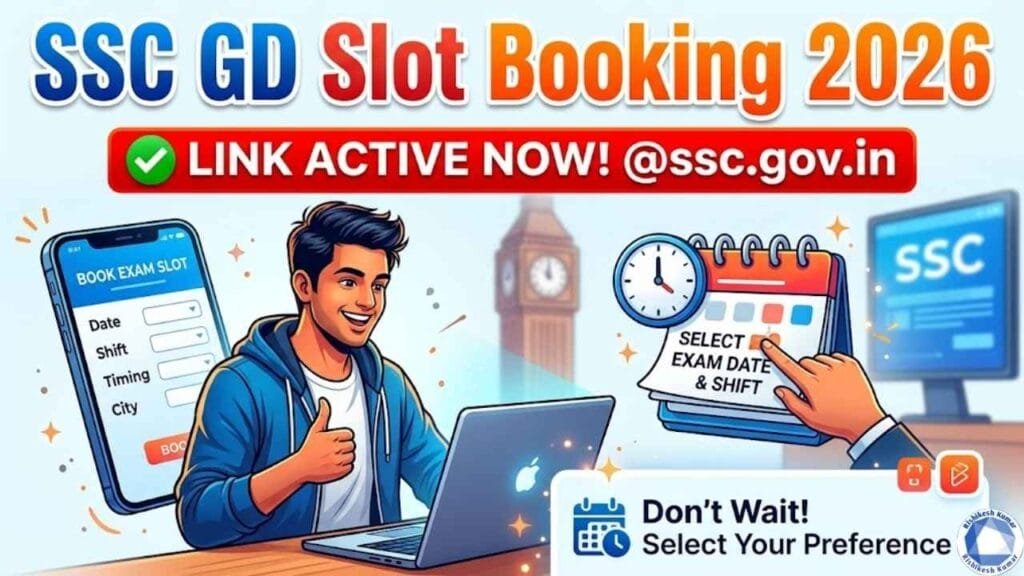 SSC GD Slot Booking 2026