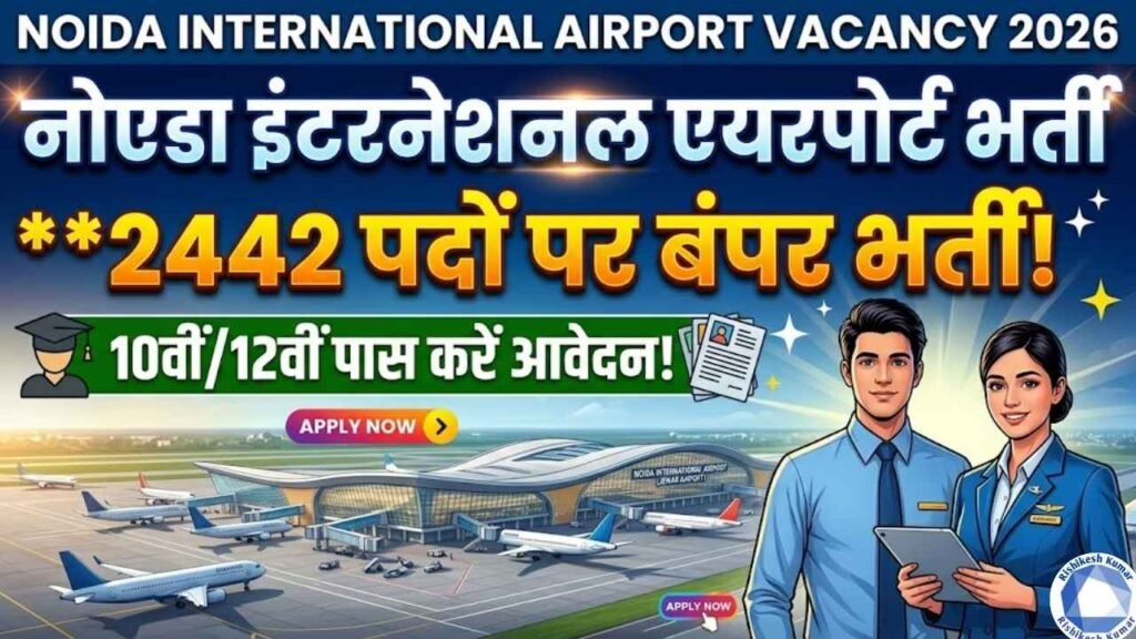 Noida International Airport Vacancy 2026