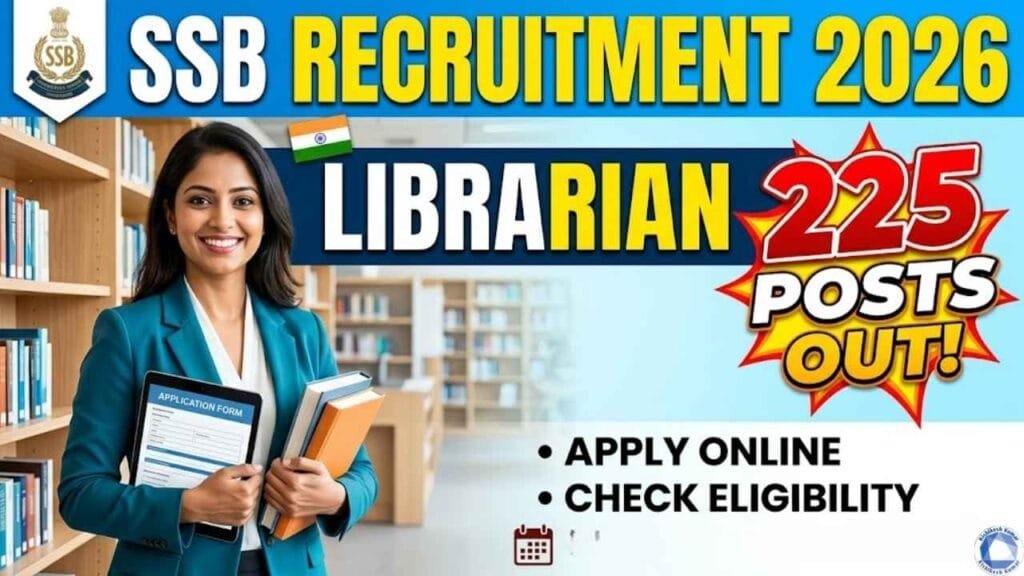 SSB Librarian Recruitment 2026
