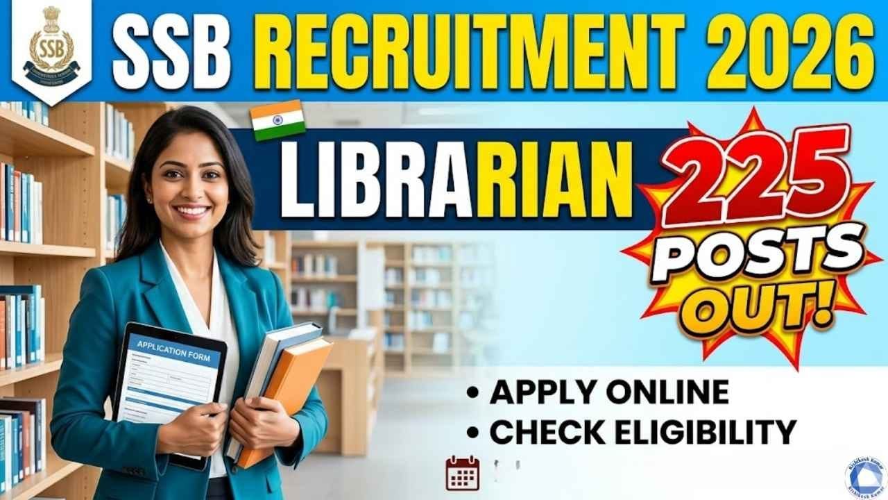 SSB Librarian Recruitment 2026