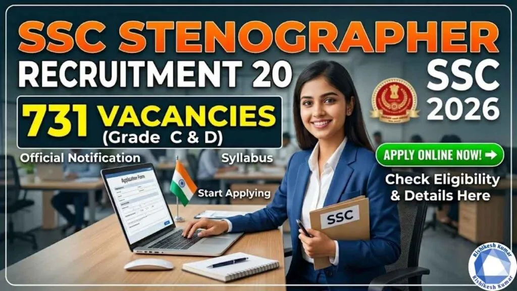 SSC Stenographer Recruitment 2026