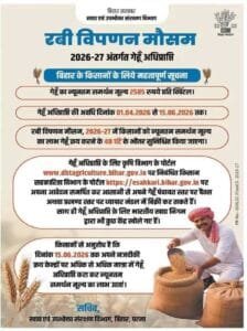 Bihar Gehu Adhiprapti 2026-27