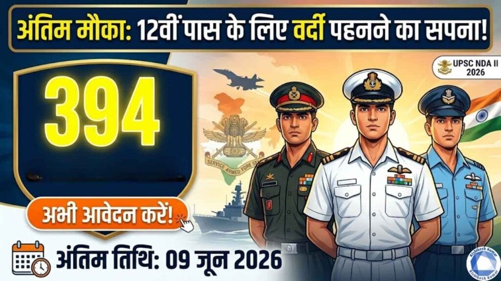 UPSC NDA II Recruitment 2026