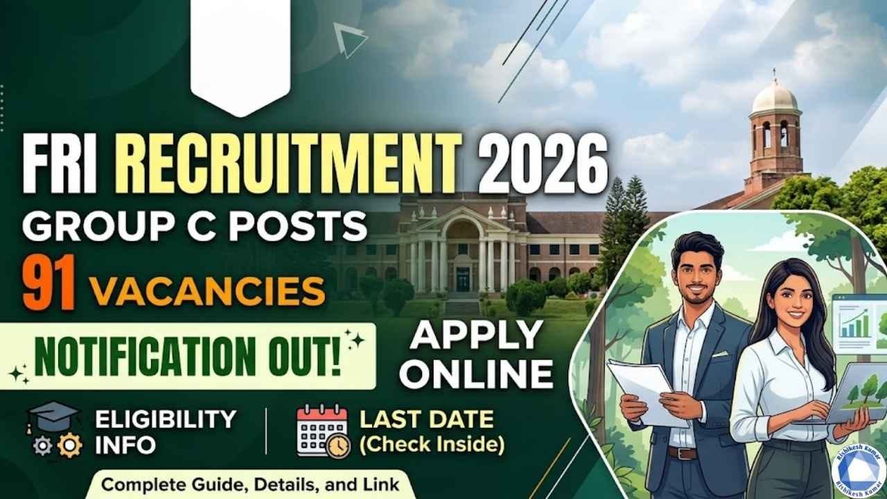 FRI Group C Recruitment 2026