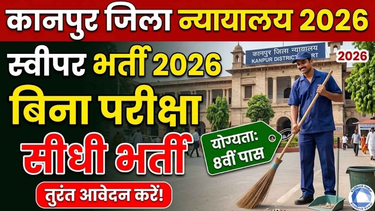 Kanpur District Court Sweeper Recruitment 2026