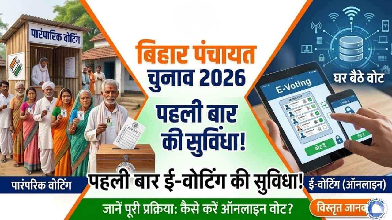 Bihar Panchayat Chunav E-Voting