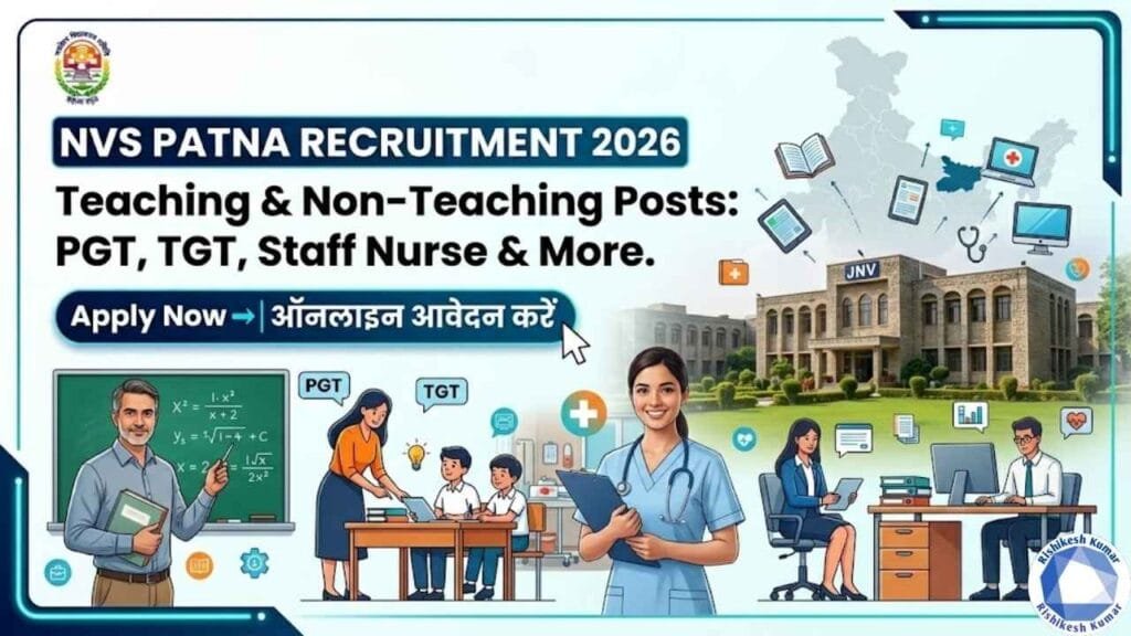 NVS Patna Teaching and Non-Teaching Recruitment 2026