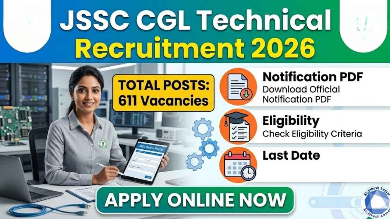 JSSC CGL Technical Recruitment 2026
