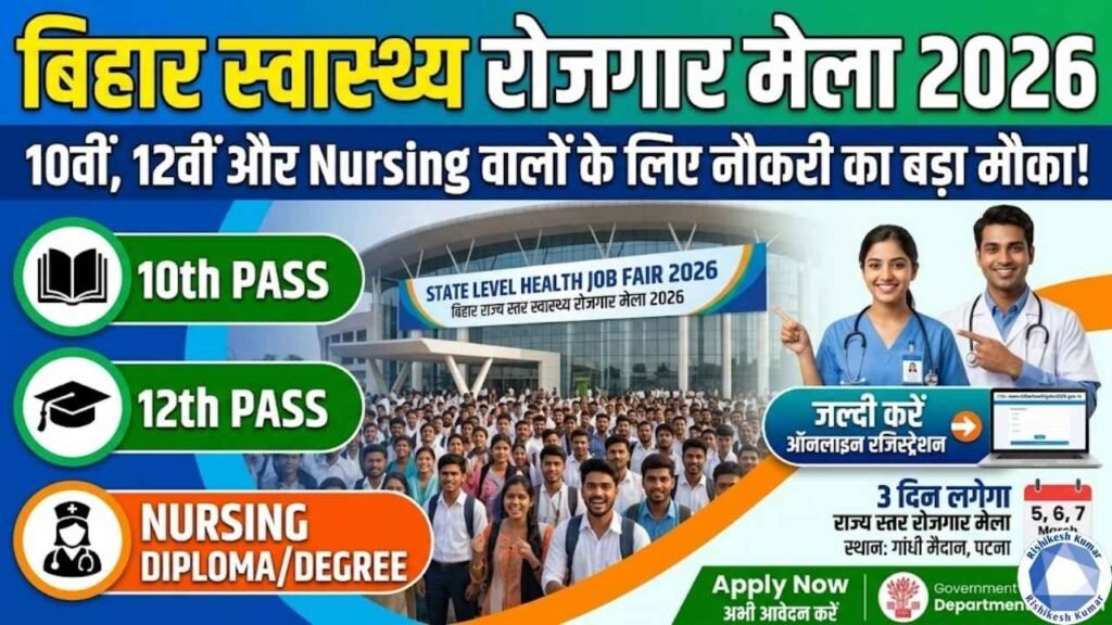 Bihar Health Job Fair 2026