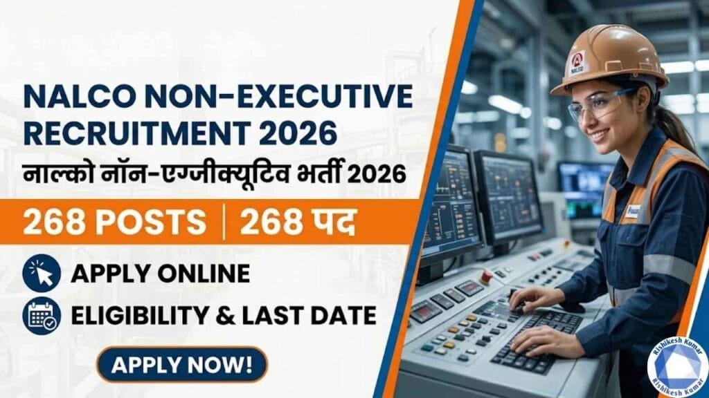 NALCO Non Executive Recruitment 2026