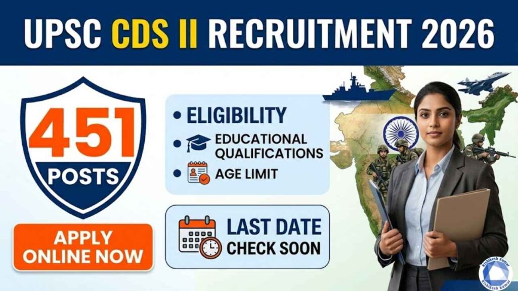 UPSC CDS II Recruitment 2026