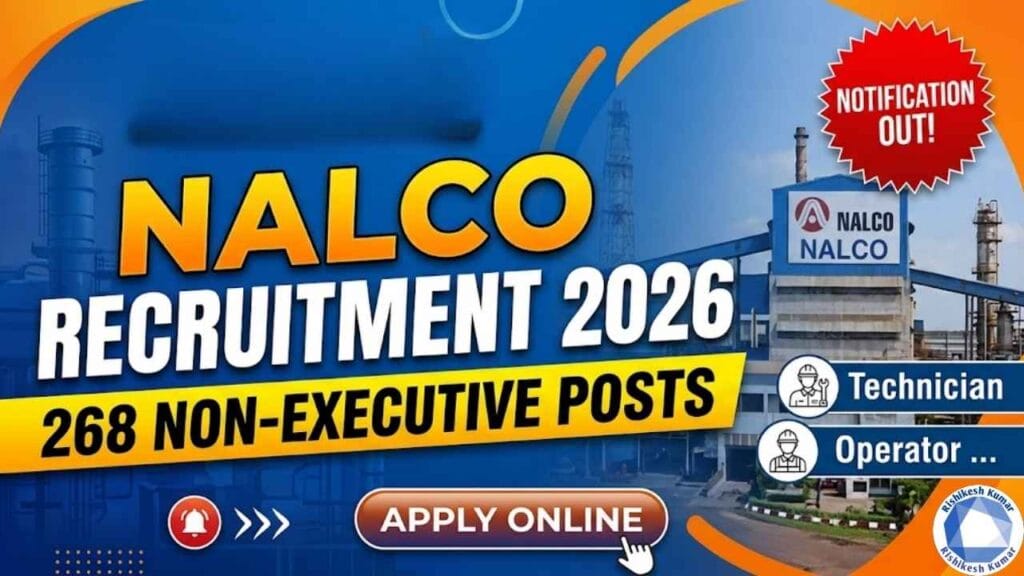 NALCO Non Executive Vacancy 2026