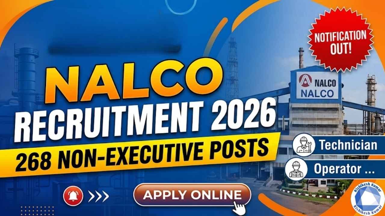 NALCO Non Executive Vacancy 2026