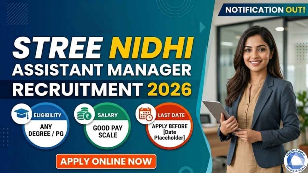 Stree Nidhi Assistant Manager Recruitment 2026