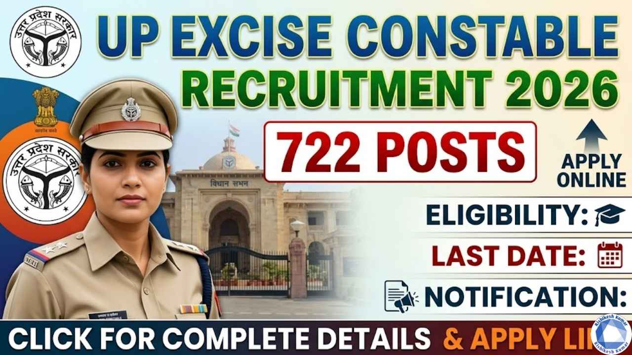 UP Excise Constable Recruitment 2026