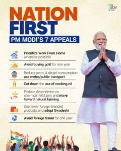 PM Modi’s 7 Big Appeals to Indians