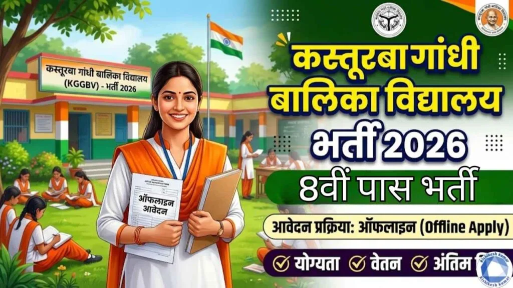 Kasturba Gandhi Girls School Recruitment 2026