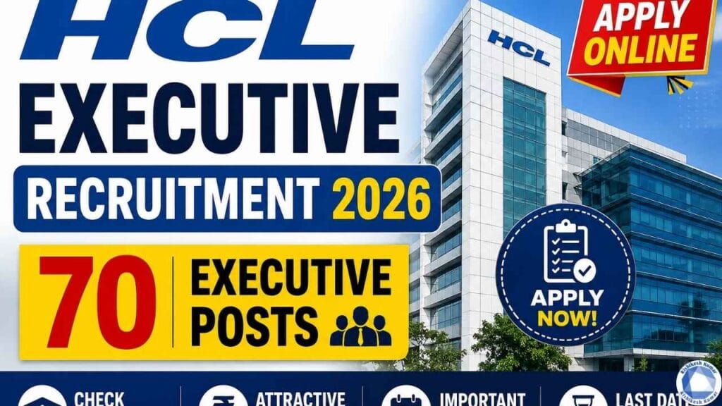 HCL Executive Recruitment 2026