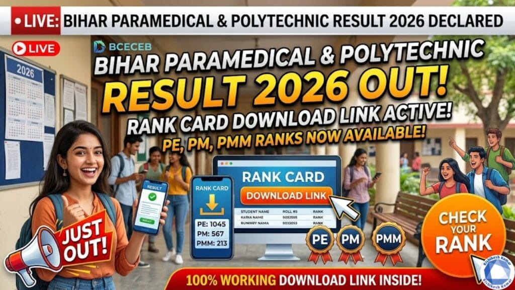 Bihar Paramedical & Polytechnic Result 2026