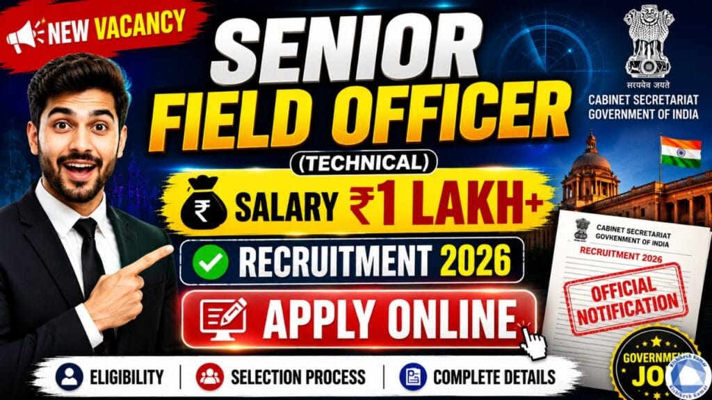 Cabinet Secretariat Senior Field Officer Recruitment 2026