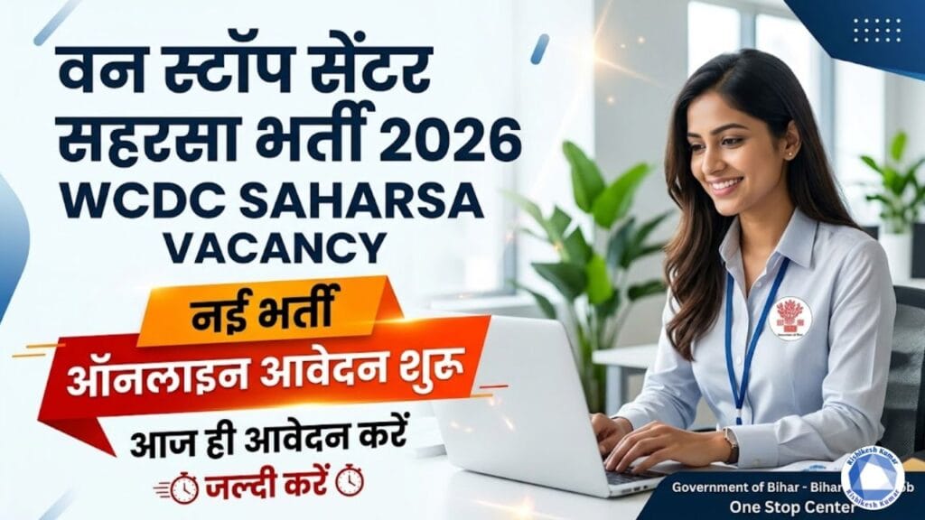 WCDC Saharsa Vacancy 2026