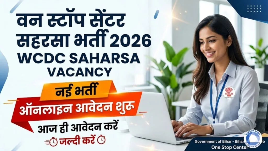 WCDC Saharsa Vacancy 2026