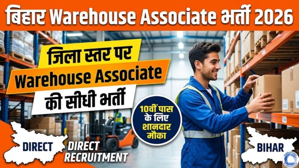 Bihar Warehouse Associate Bharti 2026
