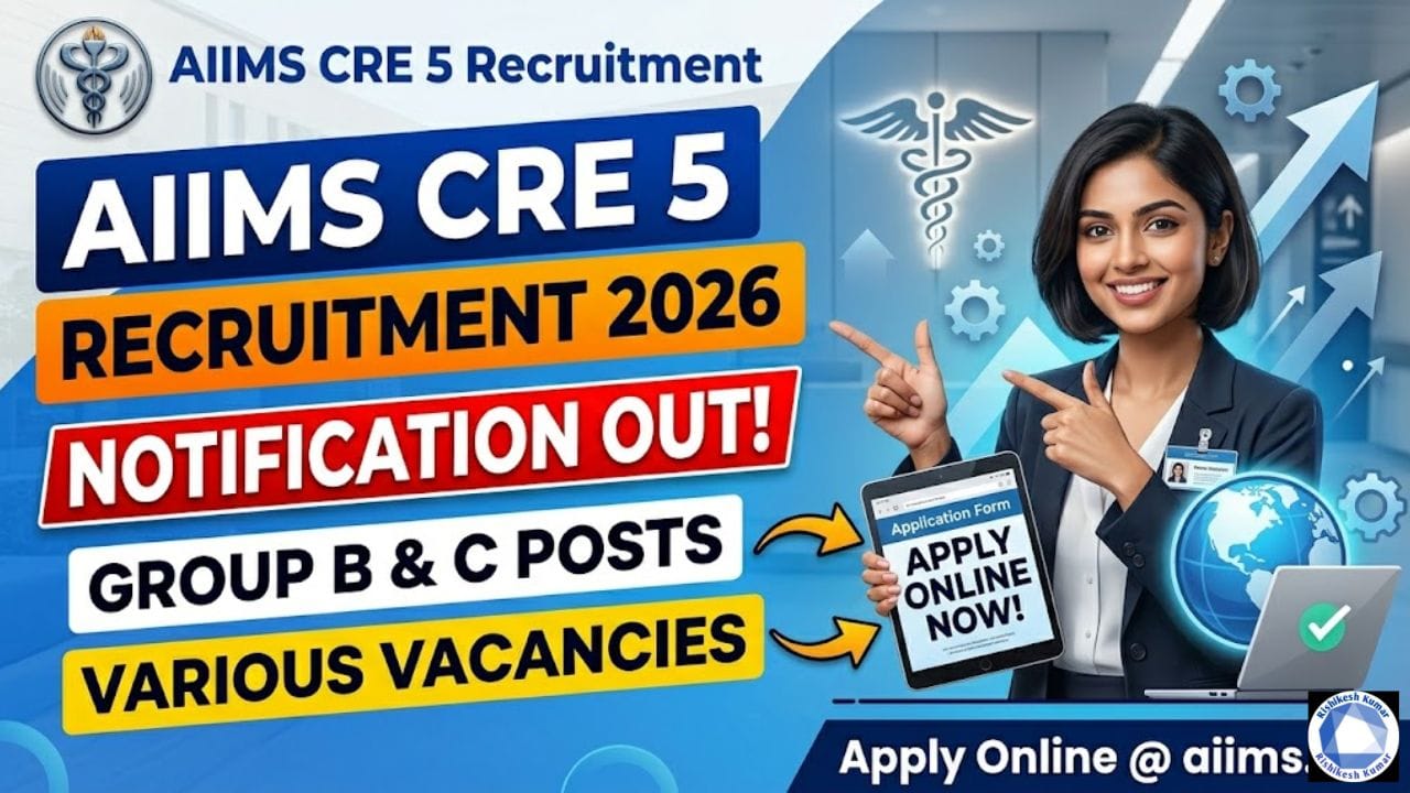 AIIMS CRE 5 Recruitment 2026