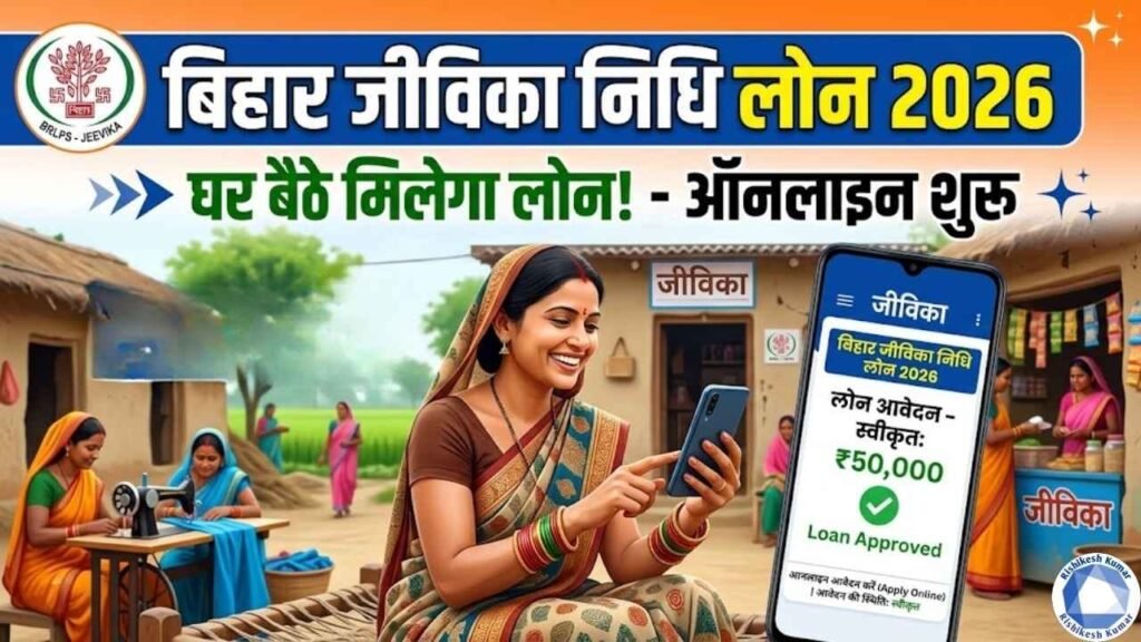 Bihar Jeevika Nidhi Loan 2026 Apply Online : बिहार के सभी जीविका दीदियो को अब मिलेगा घर बैठे लोन - ऑनलाइन शुरू Bihar Jeevika Nidhi Loan 2026