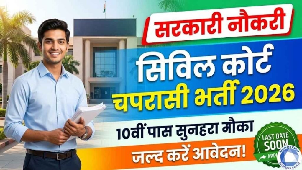 Civil Court Peon Vacancy 2026