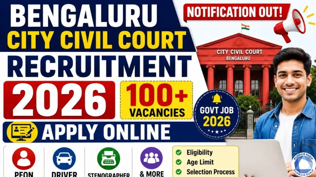Bengaluru City Civil Court Recruitment 2026