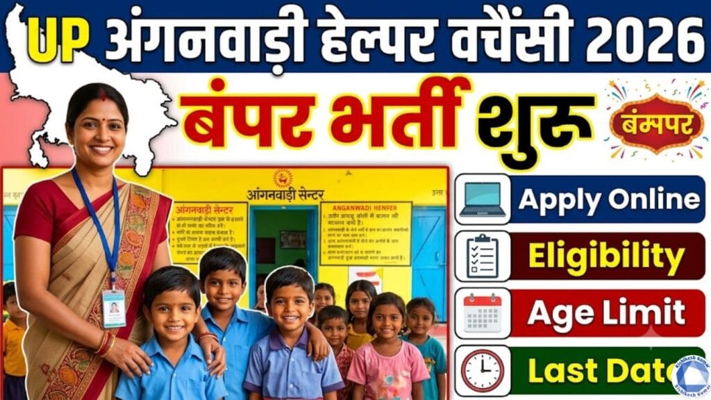 UP Anganwadi Helper Vacancy 2026