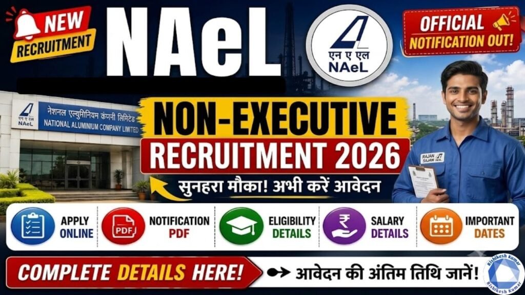 NAeL Non-Executive Recruitment 2026: Apply Online, Notification PDF, Eligibility & Last Date NAeL Non-Executive Recruitment 2026
