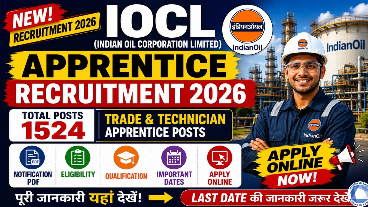 IOCL Apprentice Recruitment 2026
