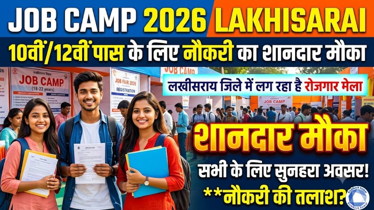 Job Camp 2026 Lakhisarai