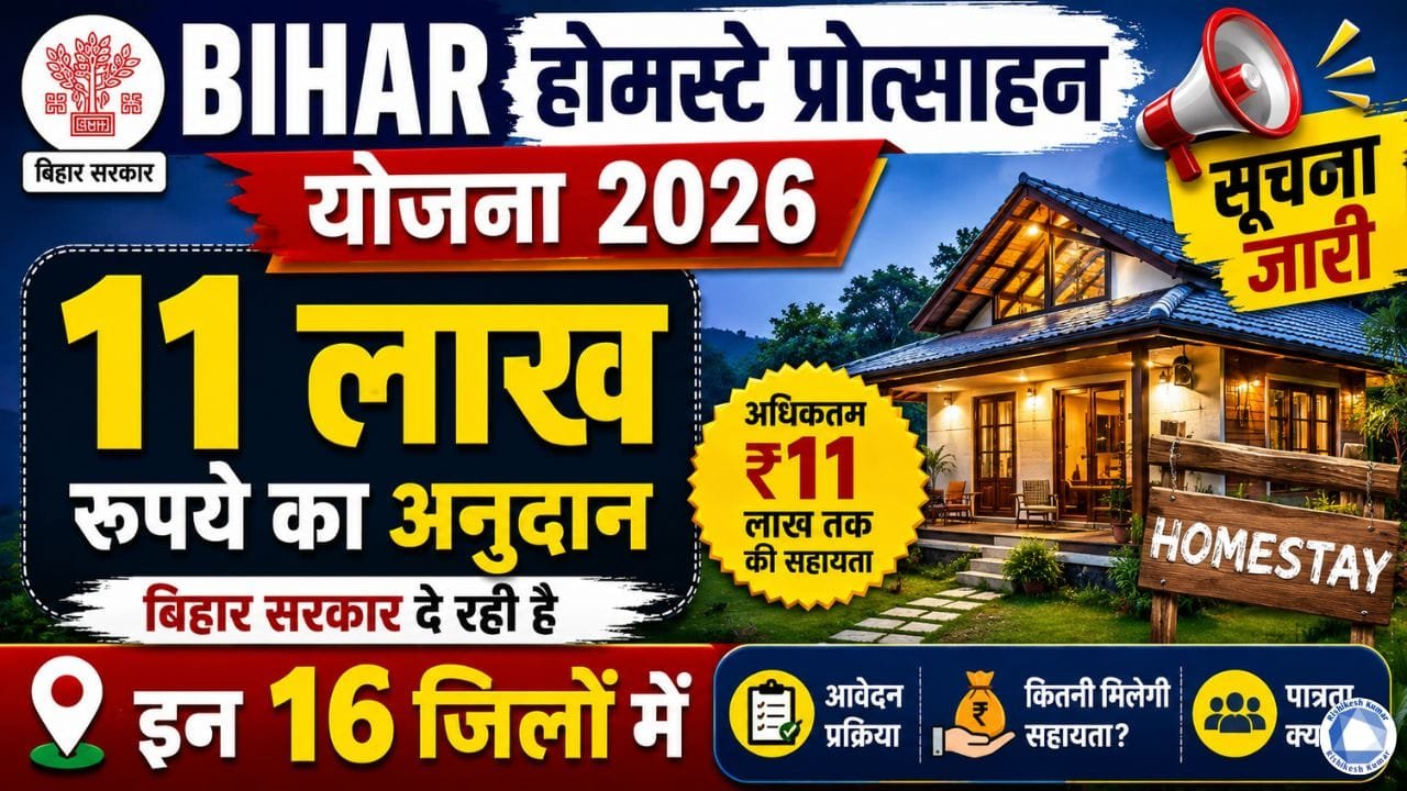 Bihar Homestay Protsahan Yojana 2026
